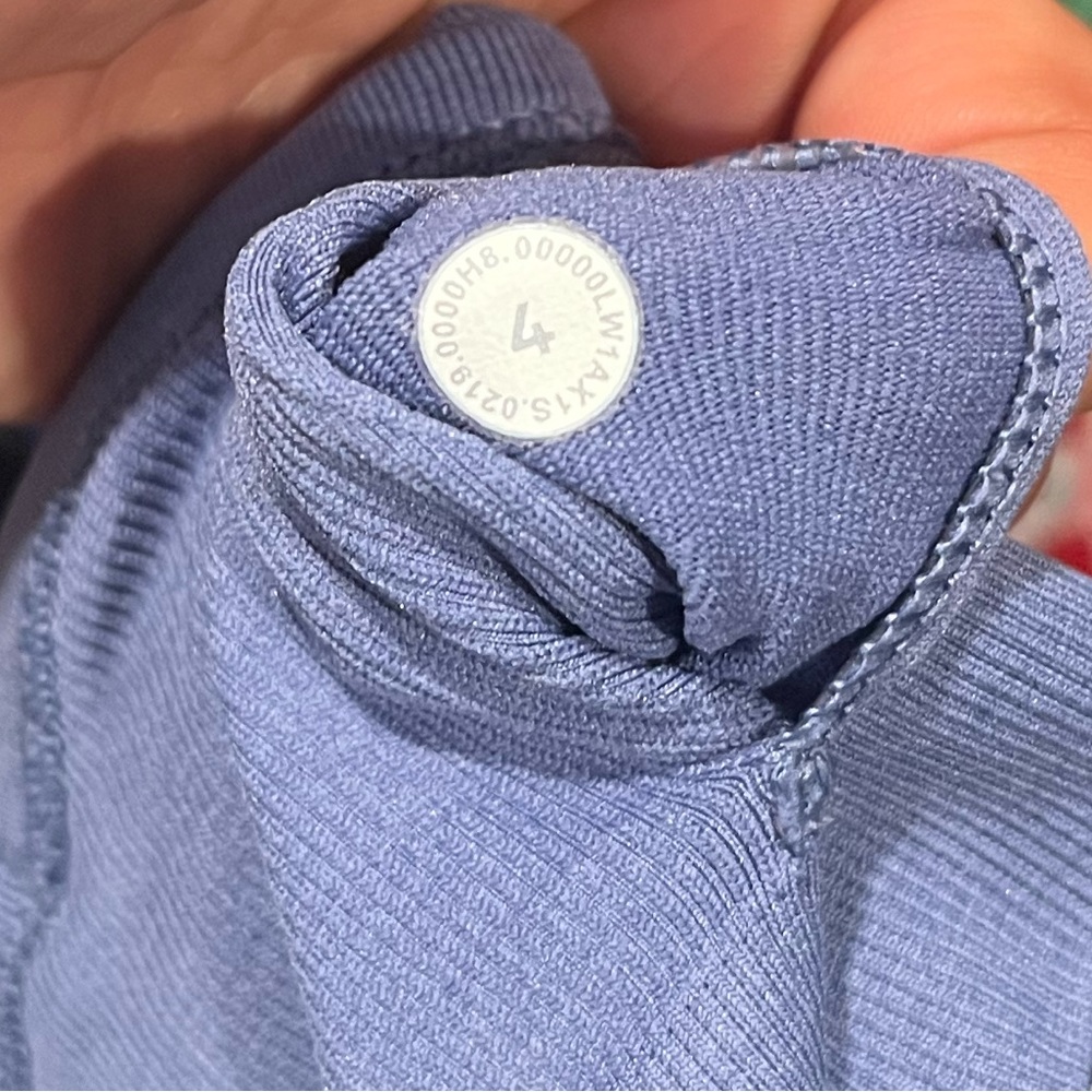 Lululemon Periwinkle Racerback Ribbed Tank - Picture 3 of 3